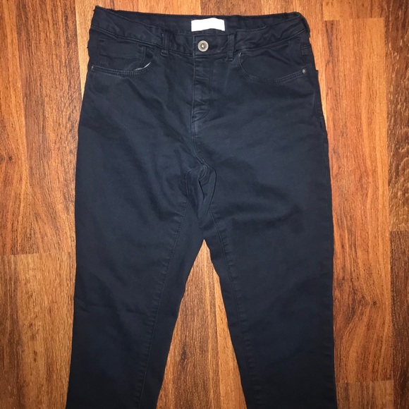Zara girls casual collection navy skinny 13/14 - Picture 8 of 10